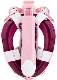 Mască de Snorkel Full-Face pentru Copii Cressi Kiddy - Roz/Mov/Alb - Anti-aburire, Silicon Hipoalergenic, Câmp Vizual Larg 3