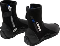 Neoprénové potápačské topánky Cressi Korsor s polopevnou podrážkou, 5 mm, veľkosť XL, čierne, unisex 2