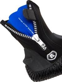 Neoprénové potápačské topánky Cressi Korsor s polopevnou podrážkou, 5 mm, veľkosť XL, čierne, unisex 4