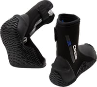 Neoprénové potápačské topánky Cressi Korsor s polopevnou podrážkou, 5 mm, veľkosť XL, čierne, unisex 3
