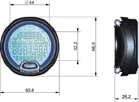 Calculator de scufundări premium Cressi Leonardo cu moduri Air/Nitrox și Profundimetru 4