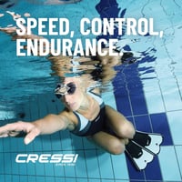 Cressi Light Fins rövid úszóuszony - kék - 35-36-os méret (EU) 7