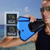 Cressi Light Fins rövid úszóuszony - kék - 35-36-os méret (EU) 6