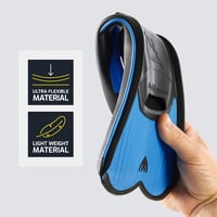 Cressi Light Fins rövid úszóuszony - kék - 35-36-os méret (EU) 4