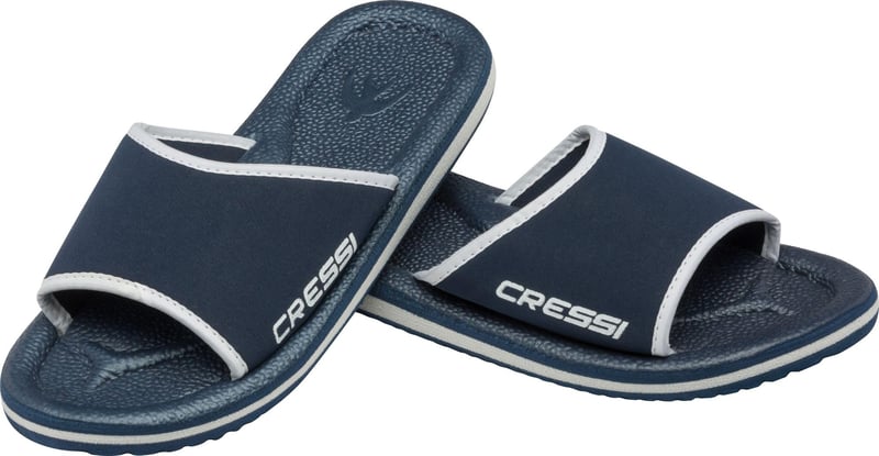 CRESSI Lipari plážová a bazénová obuv pre dospelých a deti, antibakteriálna, modrá/biela, veľkosť 36