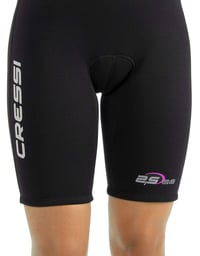 Costum de neopren pentru femei Cressi Med X Lady Shorty 2,5 mm, negru/roz, mărimea S/2 4