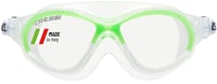 Ochelari de înot pentru copii Cressi Mini Cobra - Ramă transparentă/verde lime - Fabricat în Italia 1
