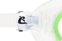 Ochelari de înot pentru copii Cressi Mini Cobra - Ramă transparentă/verde lime - Fabricat în Italia 3