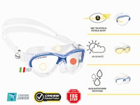 Detské plavecké okuliare Cressi Mini Cobra, priehľadné/ružové, pre deti od 7 do 15 rokov, Made in Italy 2