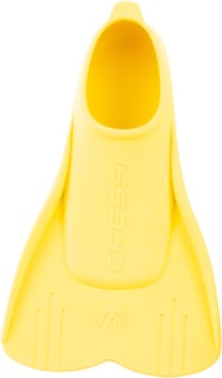 Detské plutvy CRESSI Mini Light žlté, veľkosť 29/31, krátke plavecké a šnorchlovacie plutvy pre deti 4