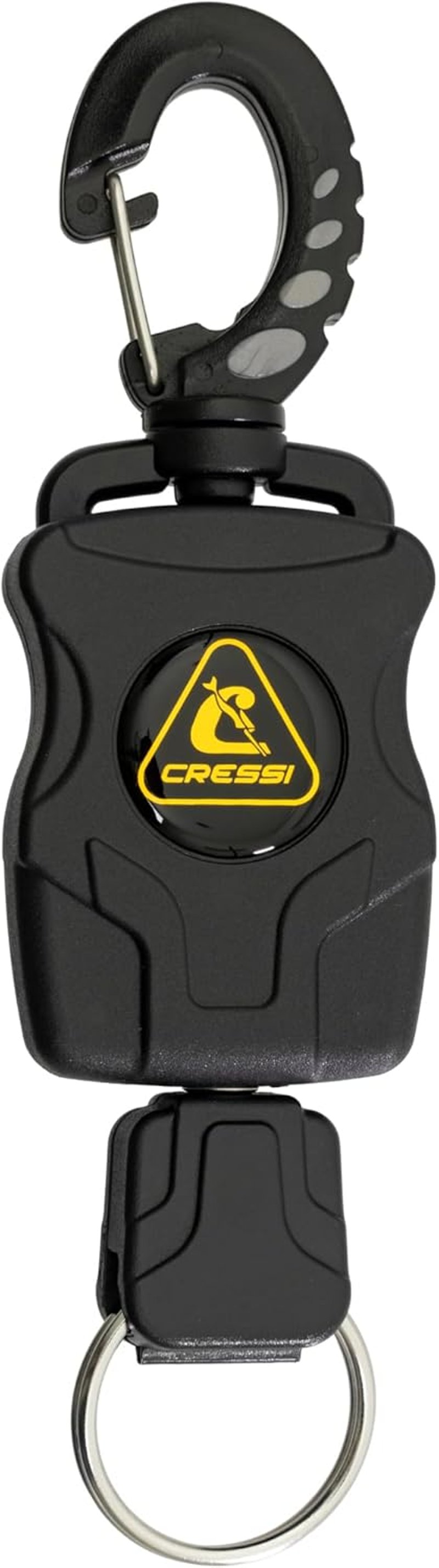 Cressi Mini visszahúzható lanyárd fekete búvárkodáshoz és BCD-hez - Black, Unit size