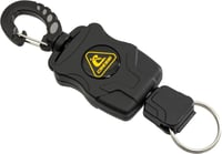 Cressi Mini visszahúzható lanyárd fekete búvárkodáshoz és BCD-hez - Black, Unit size 1