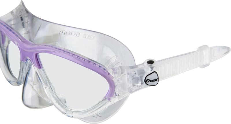 Cressi Moon Kid gyermek búvármaszk 7-15 év szilikon allergiamentes - Purple, MASK