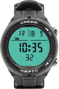 Freedivingové hodinky Cressi Nepto – Počítačové hodinky na freediving pre dospelých unisex 2