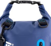 Nepremokavý vak Cressi Ocelot Dry Bag 10 l – modrý/svetlomodrý, plážová taška s rolovacím uzáverom, ramenným popruhom a vreckom na zips pre vodné športy 3