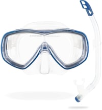 Set de snorkeling pentru copii Cressi Ondina Junior (7-13 ani) - Mască de scufundări și snorkel cu protecție UV și sistem anti-aburire pentru înot 1