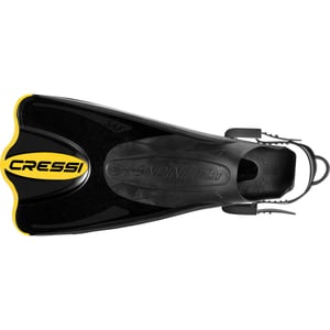 Cressi Palau SAF podesive peraje za odrasle i djecu - crno/žute - veličina M/L (41-44)