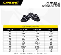 Unisex plážové a bazénové šľapky Cressi Panarea – čierne, veľkosť 41 5