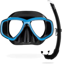 Cressi Perla + Mexico búvármaszk és snorkel szett - fekete/kék 1