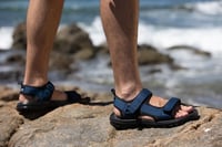 Unisex sandále k vode Cressi Pete – čierna/námornícka modrá – veľkosť 39 – letné vodné sandále na pohodlné nosenie 3
