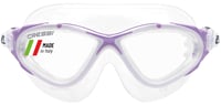 Ochelari de înot Cressi Planet - Ochelari de înot premium pentru piscină și triatlon, transparent/alb/mov, unisex pentru adulți 1