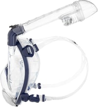 Mască de snorkeling full-face Cressi Prince, mărimea S/M, transparent/albastru închis 3