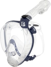 Mască de snorkeling full-face Cressi Prince, mărimea S/M, transparent/albastru închis 2
