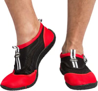 CRESSI Reef topánky do vody unisex protišmykové na pláž cestovanie čierno-červené veľkosť 44 2