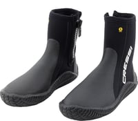 Cizme de scufundări din neopren Cressi ReefTech 5 mm Negru - Mărimea M (40/41 EU) - Căptușeală dublă, pentru labe de înot cu călcâi deschis, pentru sporturi acvatice 2