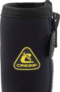 Cizme de scufundări din neopren Cressi ReefTech 5 mm Negru - Mărimea M (40/41 EU) - Căptușeală dublă, pentru labe de înot cu călcâi deschis, pentru sporturi acvatice 6