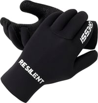 Mănuși din neopren CRESSI Resilient 2mm, mărimea L - Negru, Unisex, Ultra Grip, pentru scufundări, navigație, caiac, surf și snorkeling 3