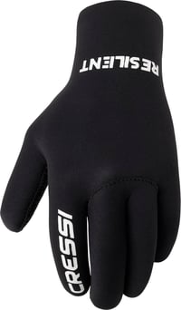 Mănuși din neopren CRESSI Resilient 2mm, mărimea L - Negru, Unisex, Ultra Grip, pentru scufundări, navigație, caiac, surf și snorkeling 4