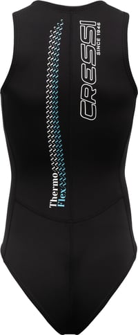 Neoprénový oblek Cressi ThermoFlex Lady, 2 mm – čierna/akvamarínová – veľkosť M 3