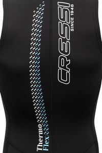 Neoprénový oblek Cressi ThermoFlex Lady, 2 mm – čierna/akvamarínová – veľkosť M 4