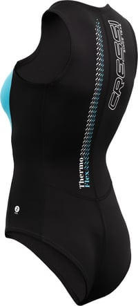 Neoprénový oblek Cressi ThermoFlex Lady, 2 mm – čierna/akvamarínová – veľkosť M 6