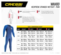 Pánsky jednodielny neoprénový oblek Cressi Wahoo 2 mm, modrá/svetlomodrá, veľkosť M/3, na šnorchlovanie a plávanie 5