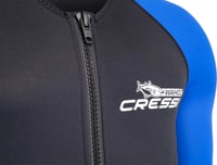 Pánsky neoprénový oblek Cressi Wahoo, 2 mm, čierno-modrý, veľkosť L, na šnorchlovanie a plávanie 4