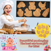 Crethink Baby Shower Sütemény Kiszúró Készlet 8 Darabos Műanyag Süti Forma Szett Babaszületés Torta Dekoráció 7