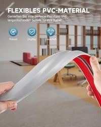 CREWORKS öntapadós kábelvédő híd 1,8 m szürke 50 mm széles 3 csatornás 6