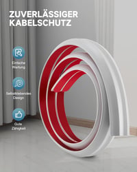 CREWORKS öntapadós kábelvédő híd 1,8 m szürke 50 mm széles 3 csatornás 5