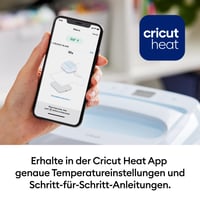 Termolis Cricut EasyPress 3 30x25 cm, Zen Blue – na nažehľovacie fólie, Infusible Ink a sublimáciu, max. 205 °C, Bluetooth, na mikiny a prikrývky 4