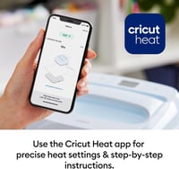 Cricut EasyPress 3 hőprés 30x25cm vasalható vinyl nyomtatáshoz kék 4