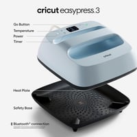 Cricut EasyPress 3 hőprés 30x25cm vasalható vinyl nyomtatáshoz kék 3