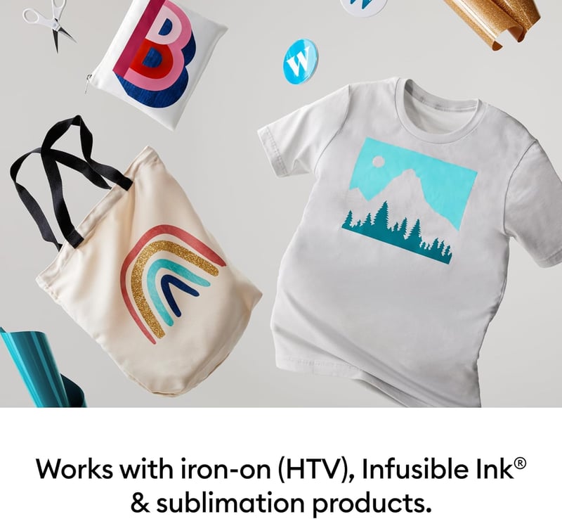 Cricut EasyPress 3 hőprés 30x25cm vasalható vinyl nyomtatáshoz kék