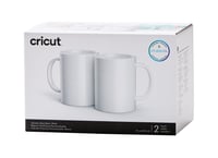 Căni din ceramică Cricut | 2 buc. | 425 ml | Alb | Pentru sublimare 1