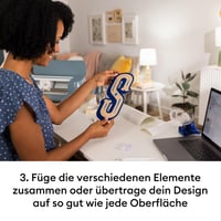 Inteligentný rezací stroj Cricut Maker 4 – sivý, inteligentný rezací ploter na kreatívne projekty, pracovná plocha 27x66 cm 5