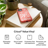 Pachet folie autoadezivă permanentă Cricut – 25 de coli, 30,5 x 30,5 cm – pentru mașini de tăiat Cricut, decorațiuni și autocolante 4