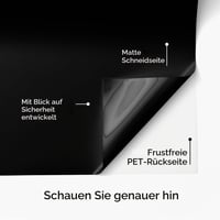 Folie Vinil Autoadezivă pentru Plotter Cricut - Rolă Folie Plotter Permanentă, Argintiu, 30,5 x 6,1 m 6