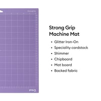 Set mixt de plăci de tăiere Cricut 30,5 x 30,5 cm, 8 buc - 4 StandardGrip, 2 LightGrip, 2 StrongGrip - pentru mașinile Explore și Maker 10