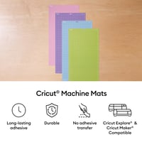 Set de Tăiere Cricut Variety Pack – 2 Covorașe Light și 1 Covoraș Strong cu Mâner 4